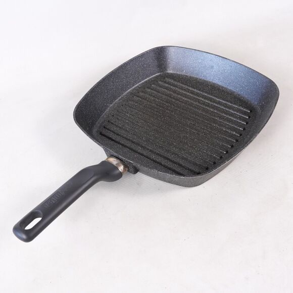 IMusa 11" Cast Aluminum Square Griddle Skillet Griddle Grill Bars Frying Fry Pan - Picture 1 of 11